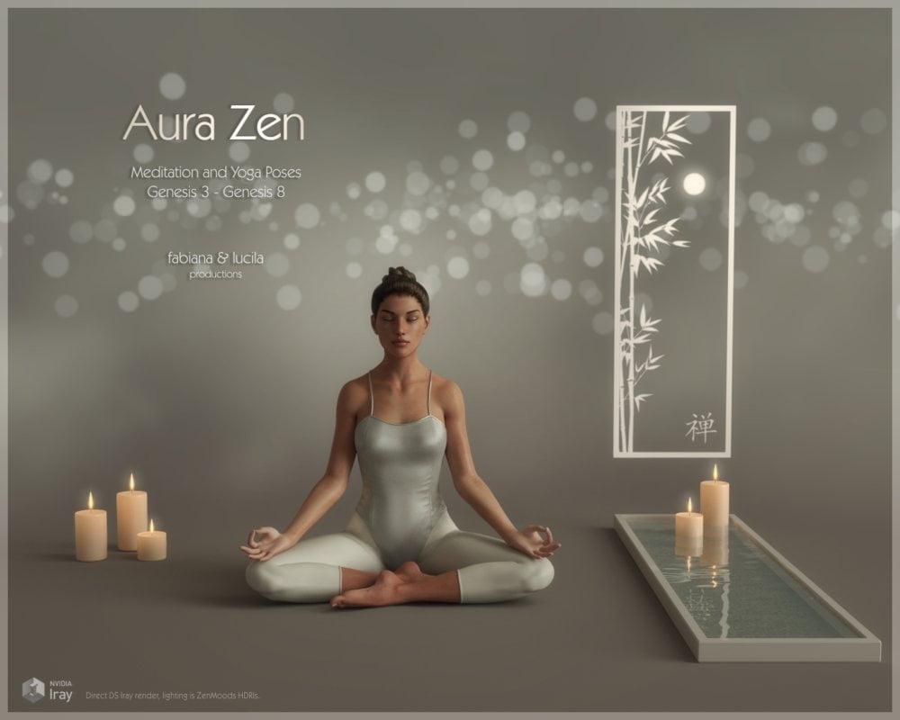 Aura Zen Poses for G3F and G8F