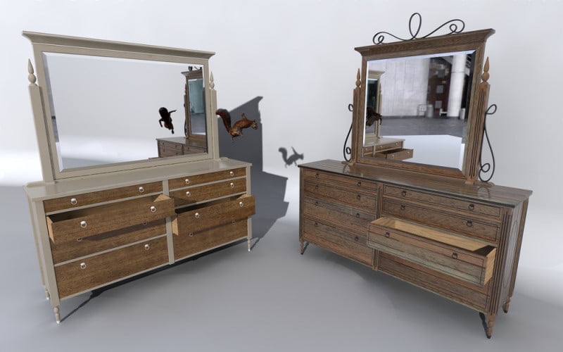 Furniture Set Two, Long Dresser