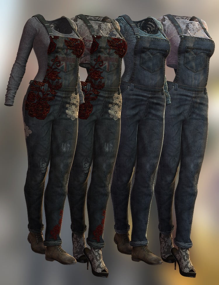 Mod for Casual Wear Overalls