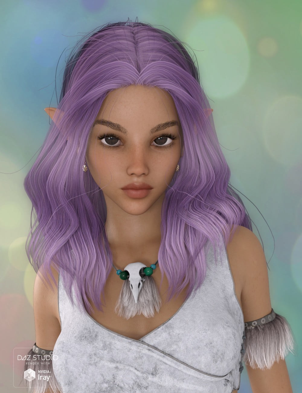 Ktarya Hair for Genesis 3 and 8 Female(s)