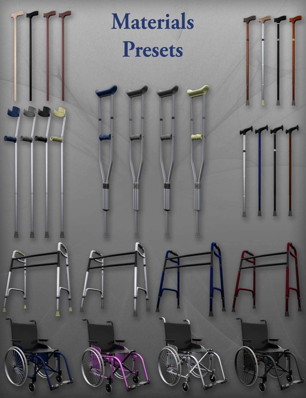 Mobility Equipment for Genesis 2, 3 and 8 Males(s) and Female(s)