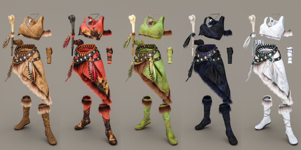 Ktarya Outfit for Genesis 3 Female(s) and Genesis 8 Female(s)