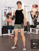 Gym Wear Outfit for Genesis 8 Male(s)