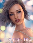 Z Little Diva - Morph Dial & One-Click Expressions for Teen Josie 8