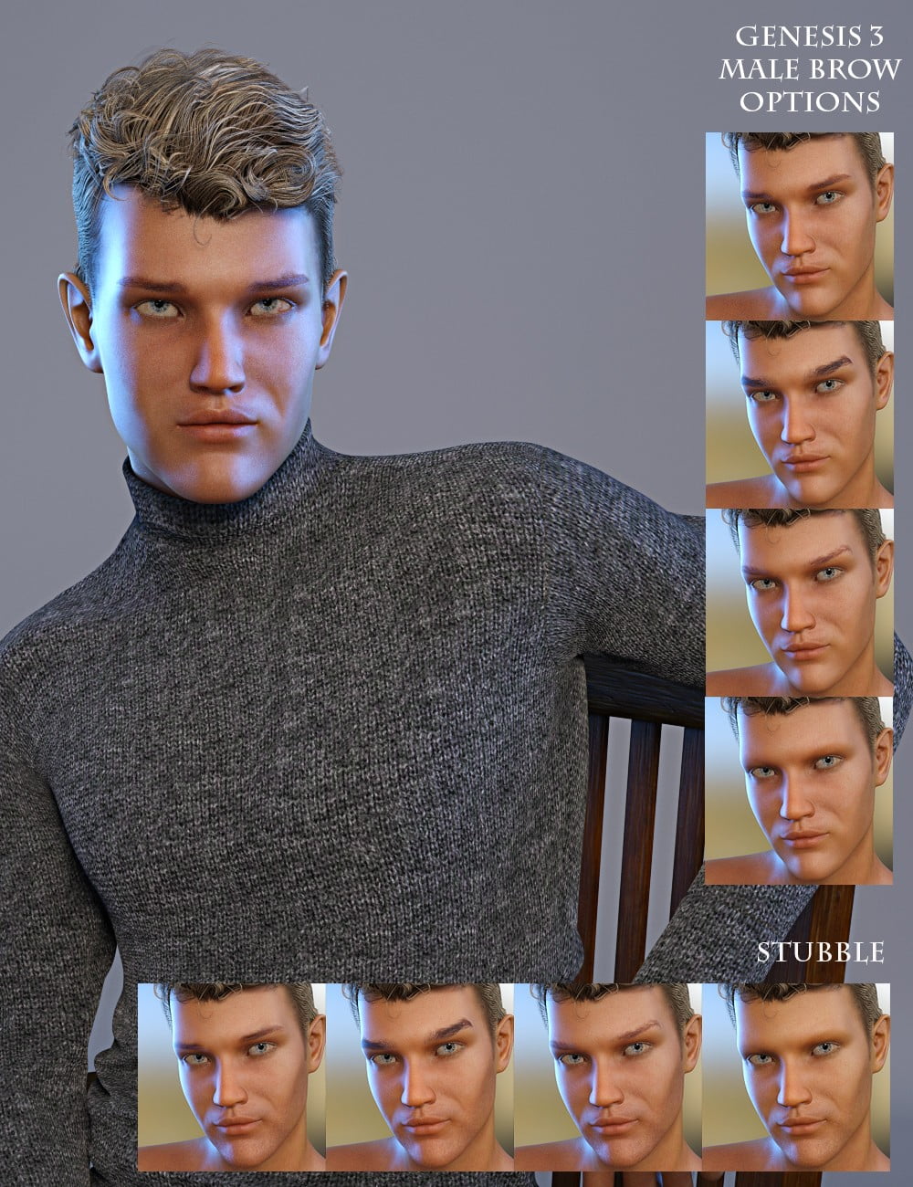 Jeroyn for Genesis 3 Male and Genesis 8 Male