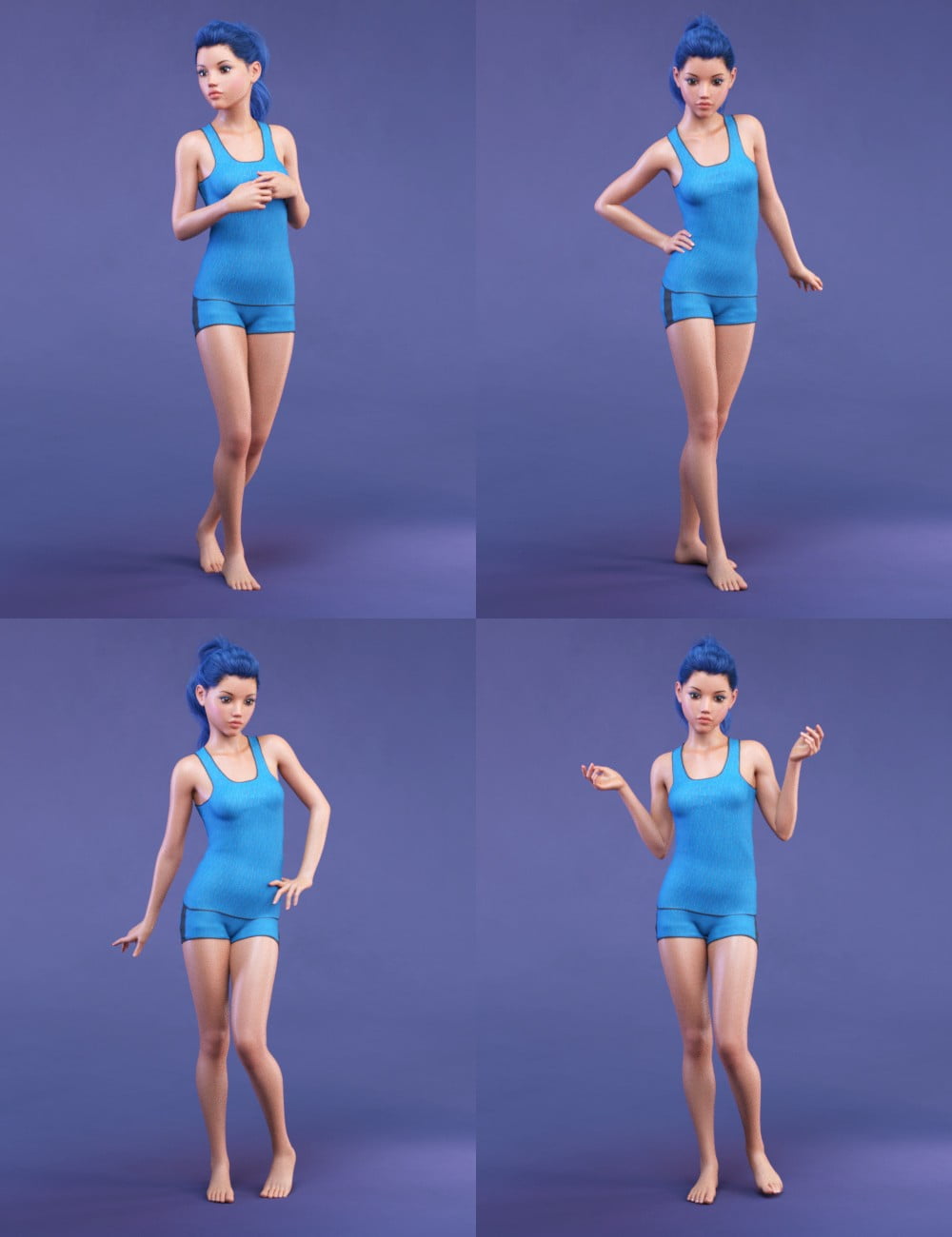 Bosom Buddy Poses for Teen Josie 8