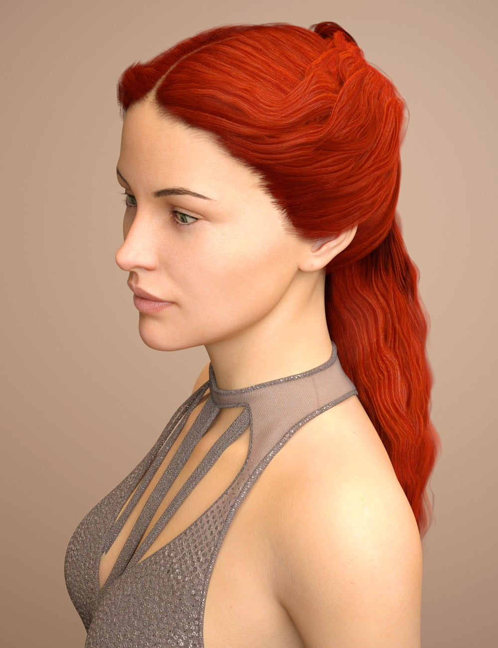 Brielle Hair for Genesis 8 Female(s)