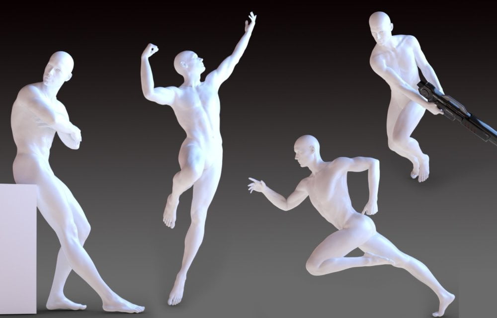 Assorted Poses for Genesis 8 Male