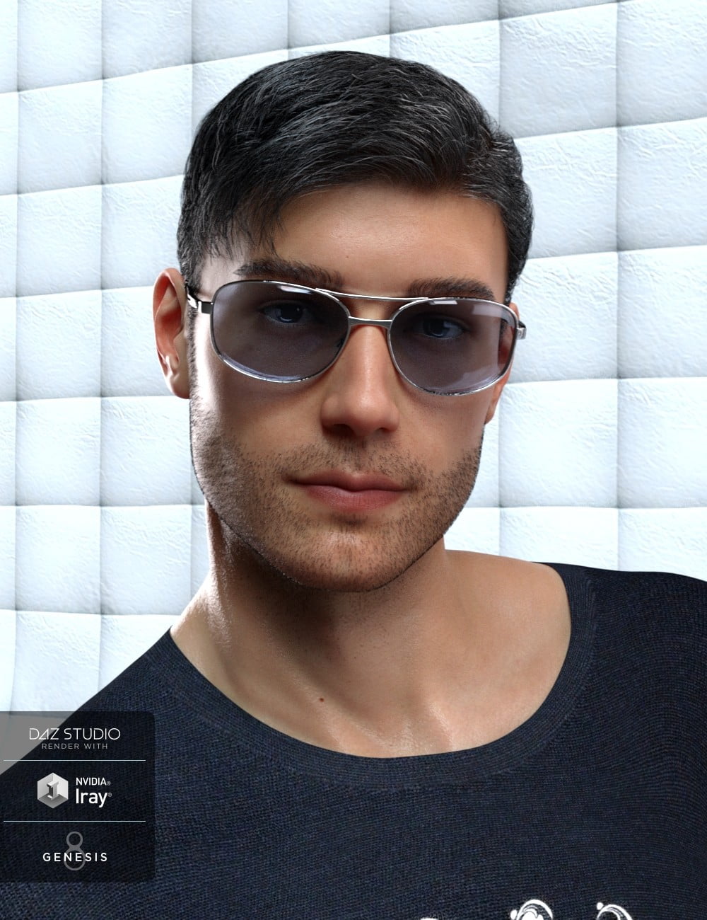 Classic Side Part Hair for Genesis 3 and 8