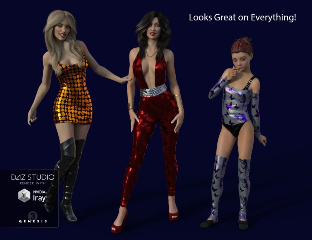 Iray Magic - Metallic Foil Fabric Shaders