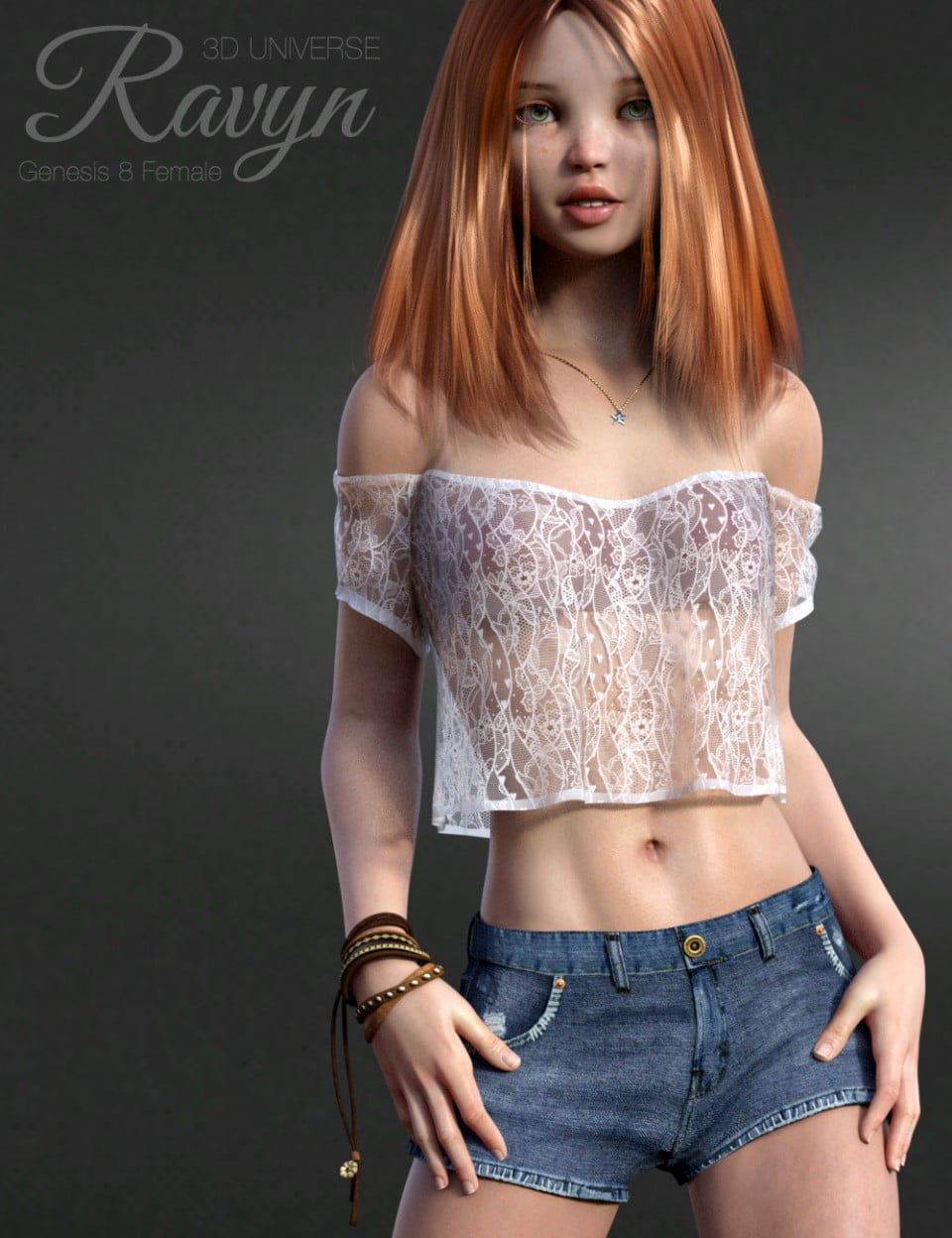 Ravyn Character And Hair For Genesis 8 Female S Freebies Daz 3d