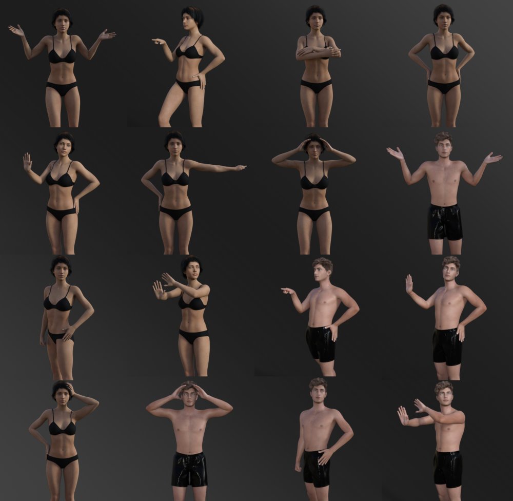 Breakup Poses & Expressions