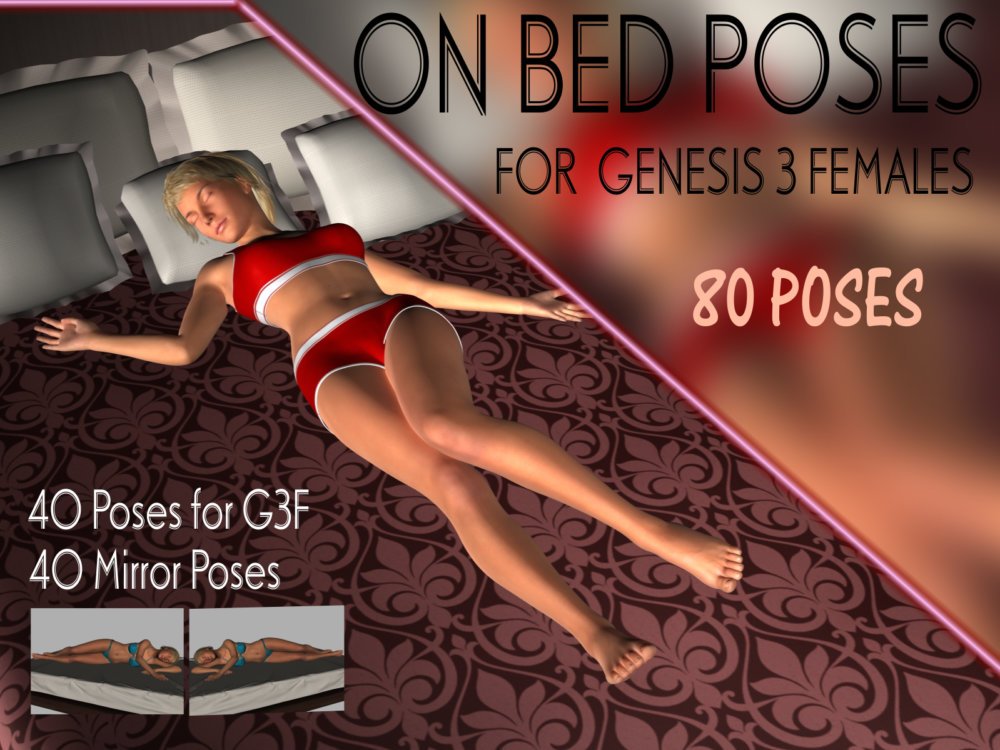 On Bed Poses for G3F