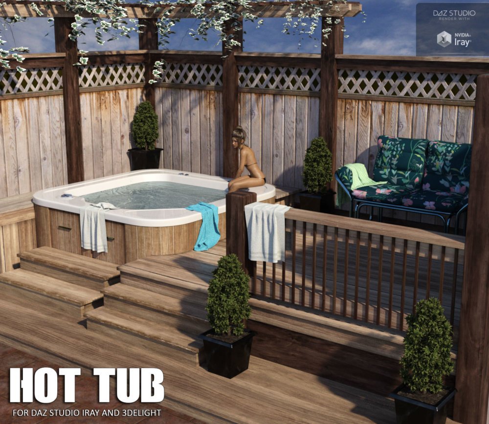 Hot Tub Daz Studio