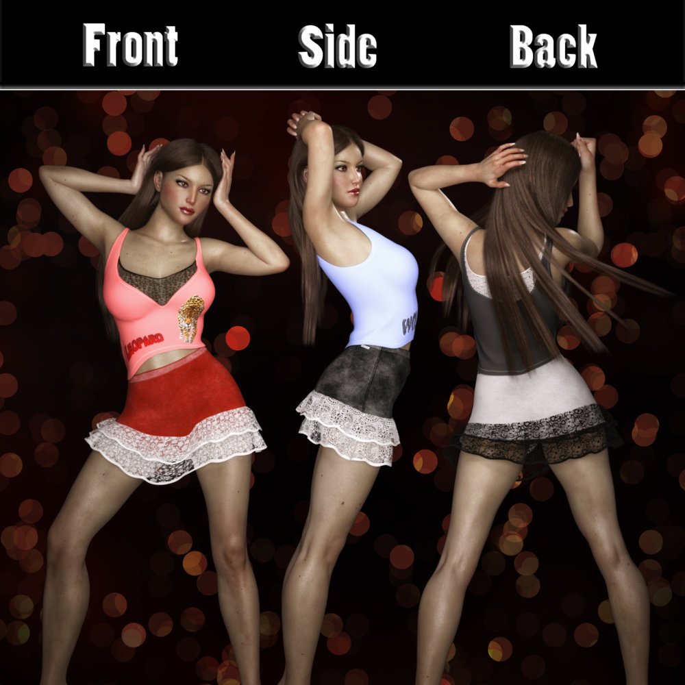 JMR Everyday Casual Outfit for G3F/G8F