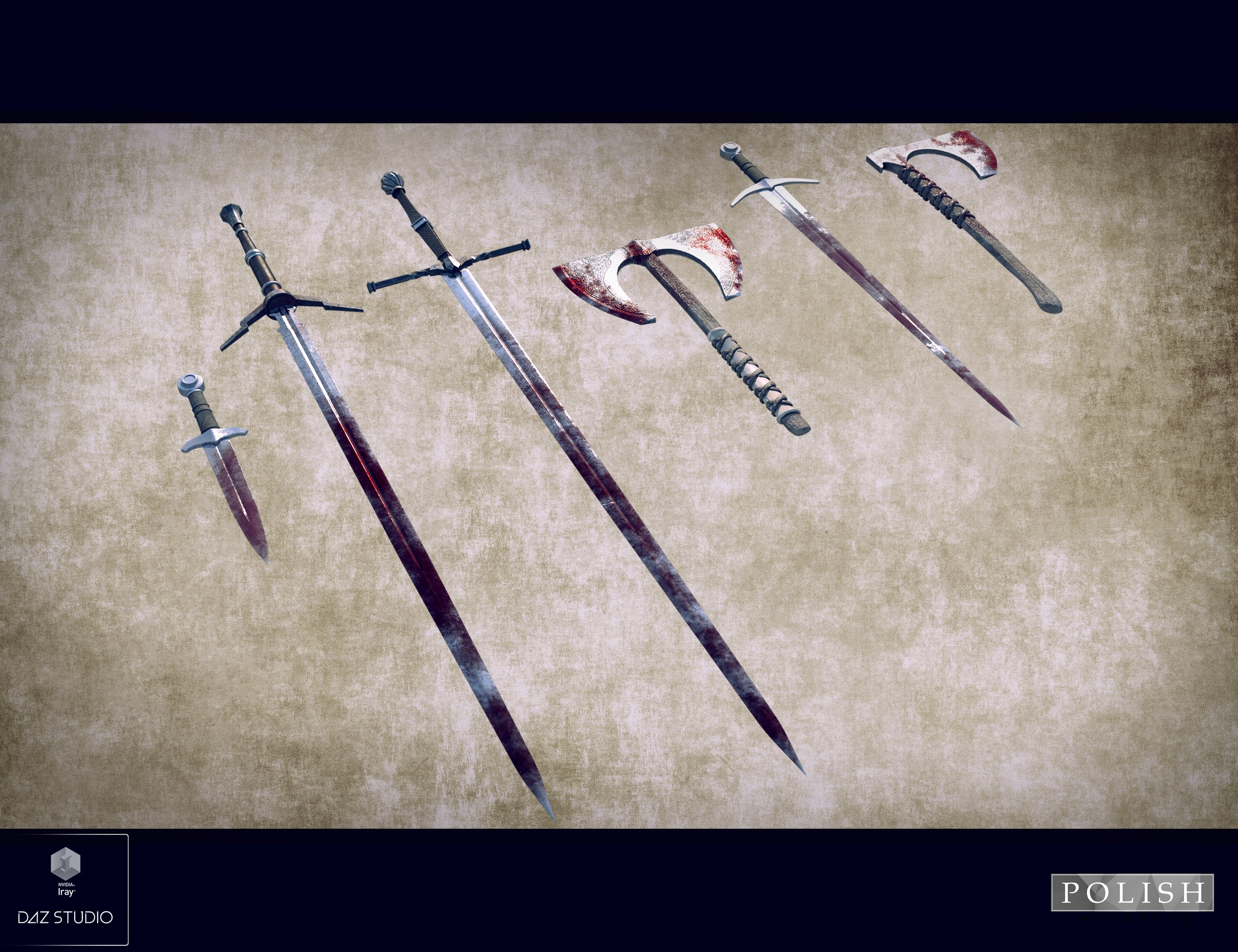 Medieval Dinner Hall Weapons