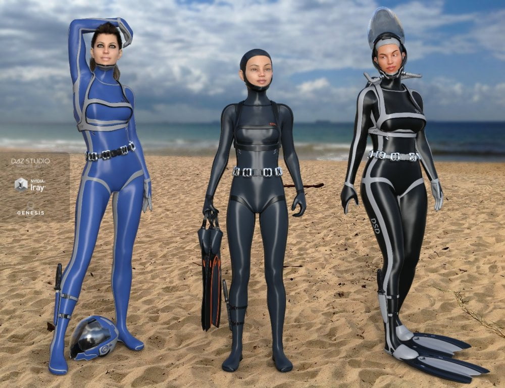 Vintage Scuba Gear for Genesis 8 Female(s)