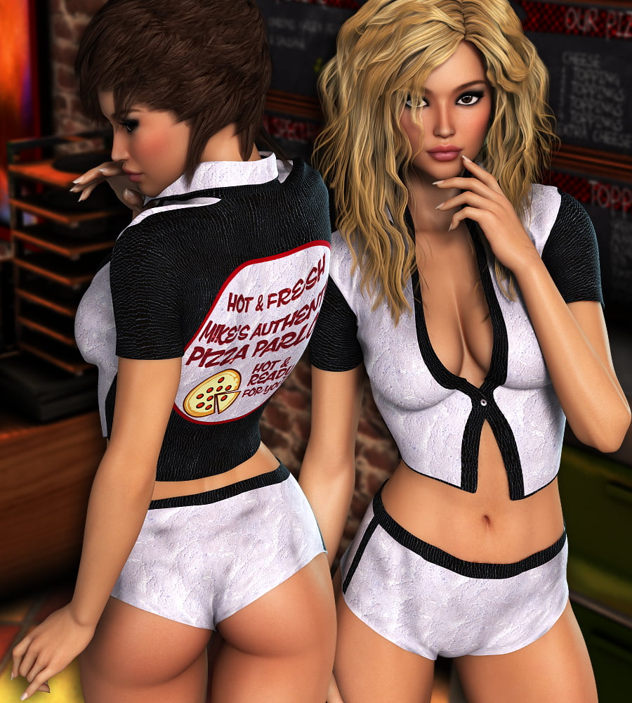 Hot Uniforms for Pizza Girl Outfit