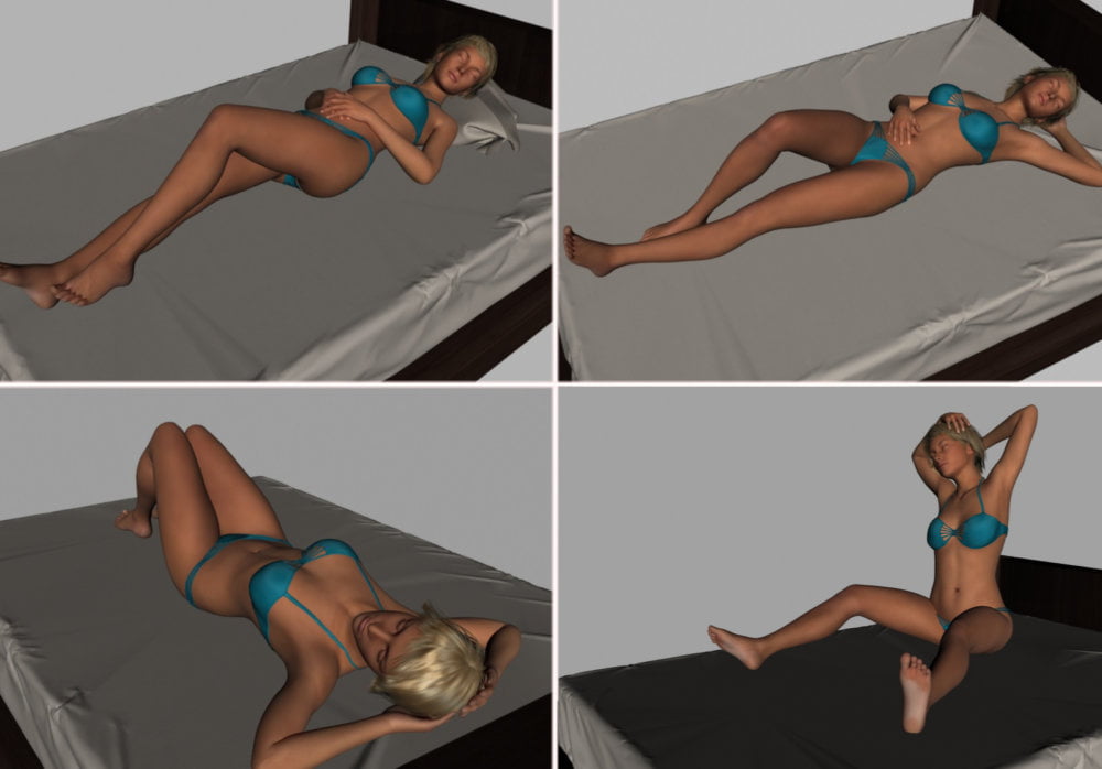 On Bed Poses for G3F