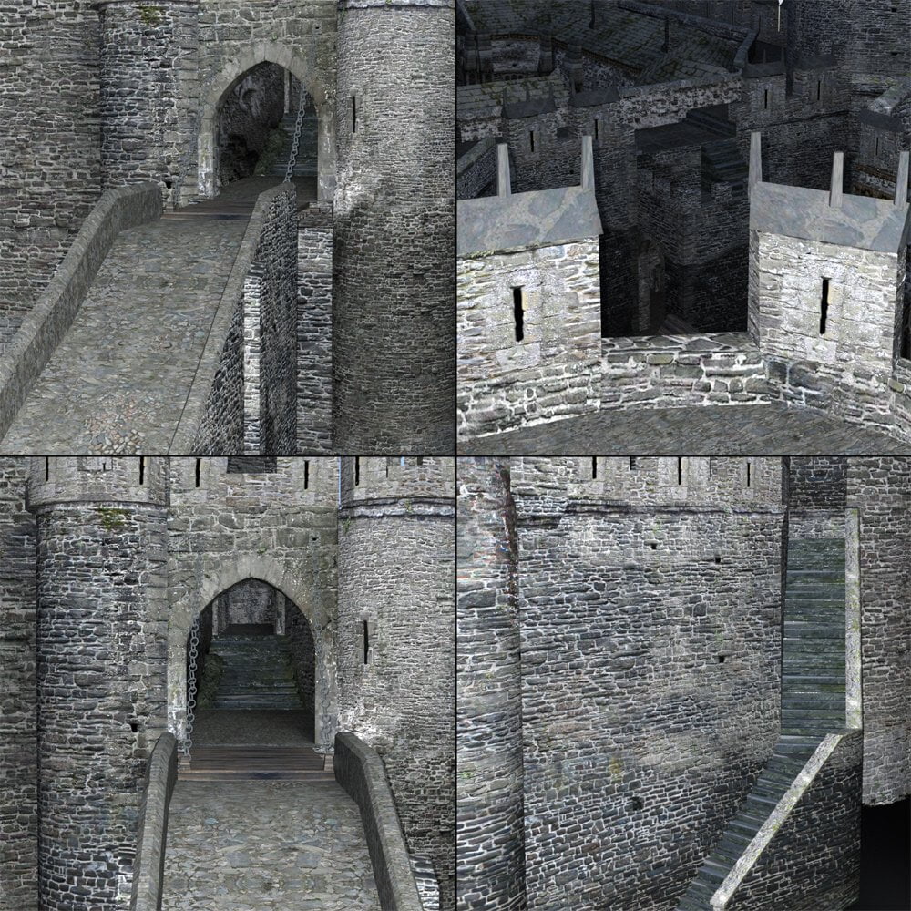 Castle Set 1 (for DAZ Studio)