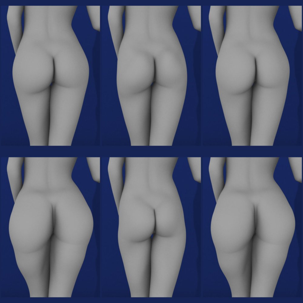 Glutes Morphs for Genesis 8 Female