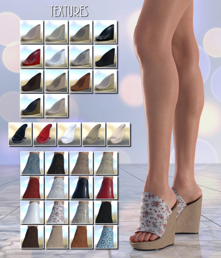 FootZee - Wedge Mules for G8F