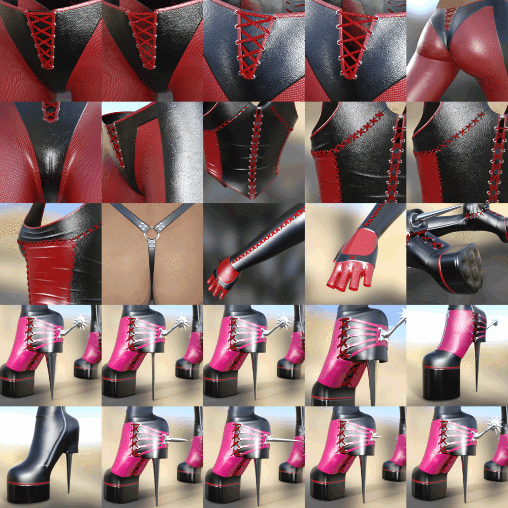 Bad Girl Outfit for Genesis 8 Female(s)