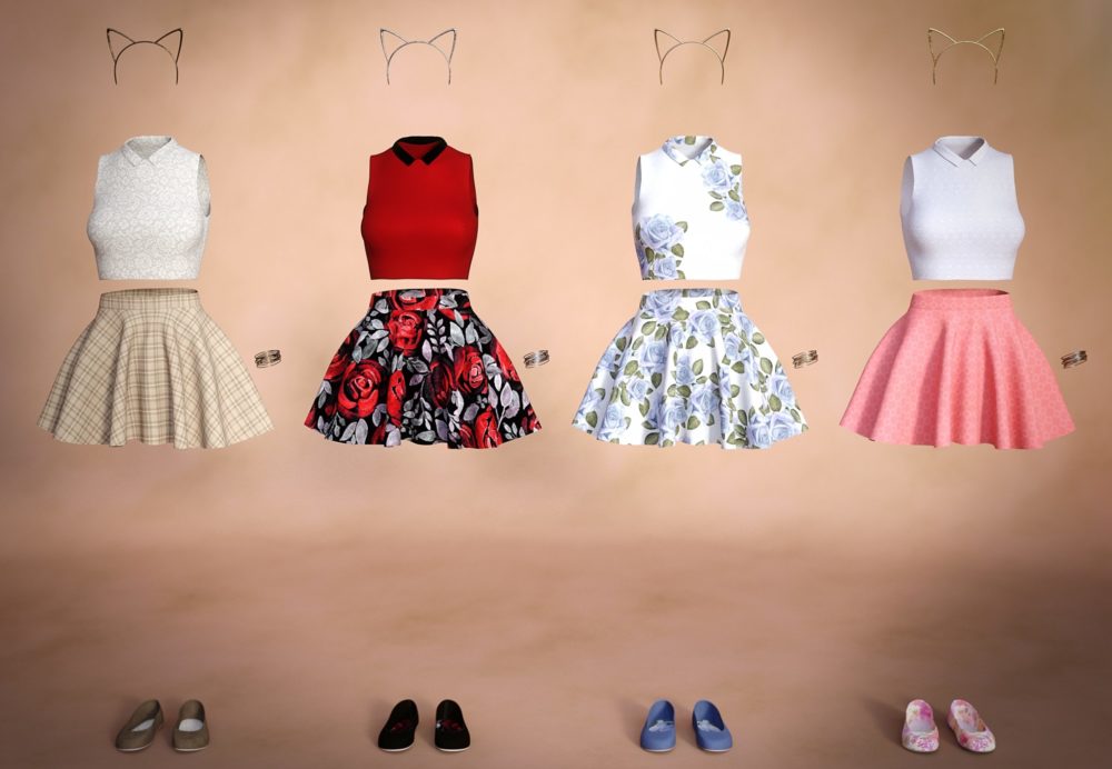 Teen Kitty Outfit Textures