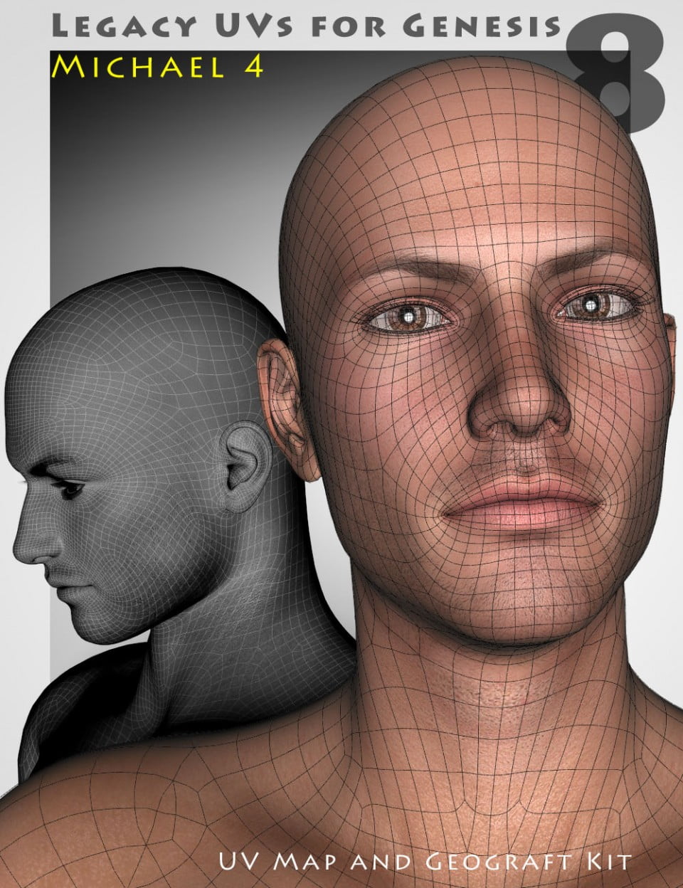 Legacy UVs for Genesis 8 Michael 4