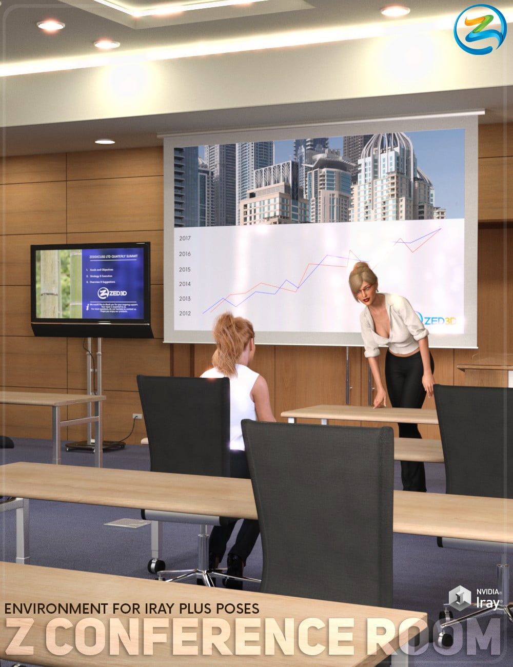 Z Conference Room Environment & Poses