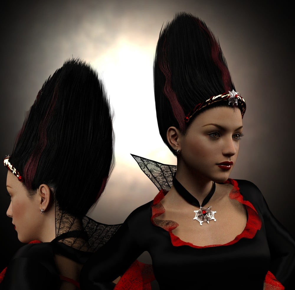 MadBride Jewelry and Hair for Genesis 3 Female(s)