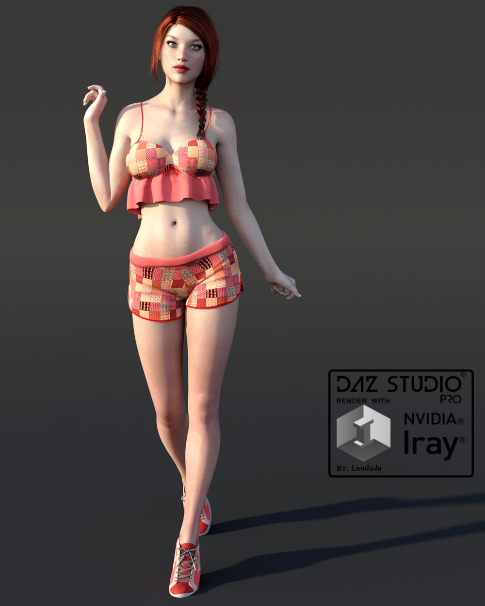 Spring-Patches Outfit for G3F