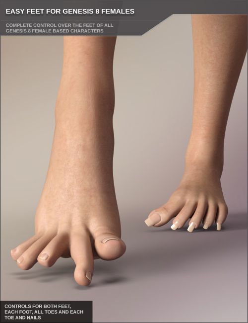 Easy Feet for Genesis 8 Female(s)