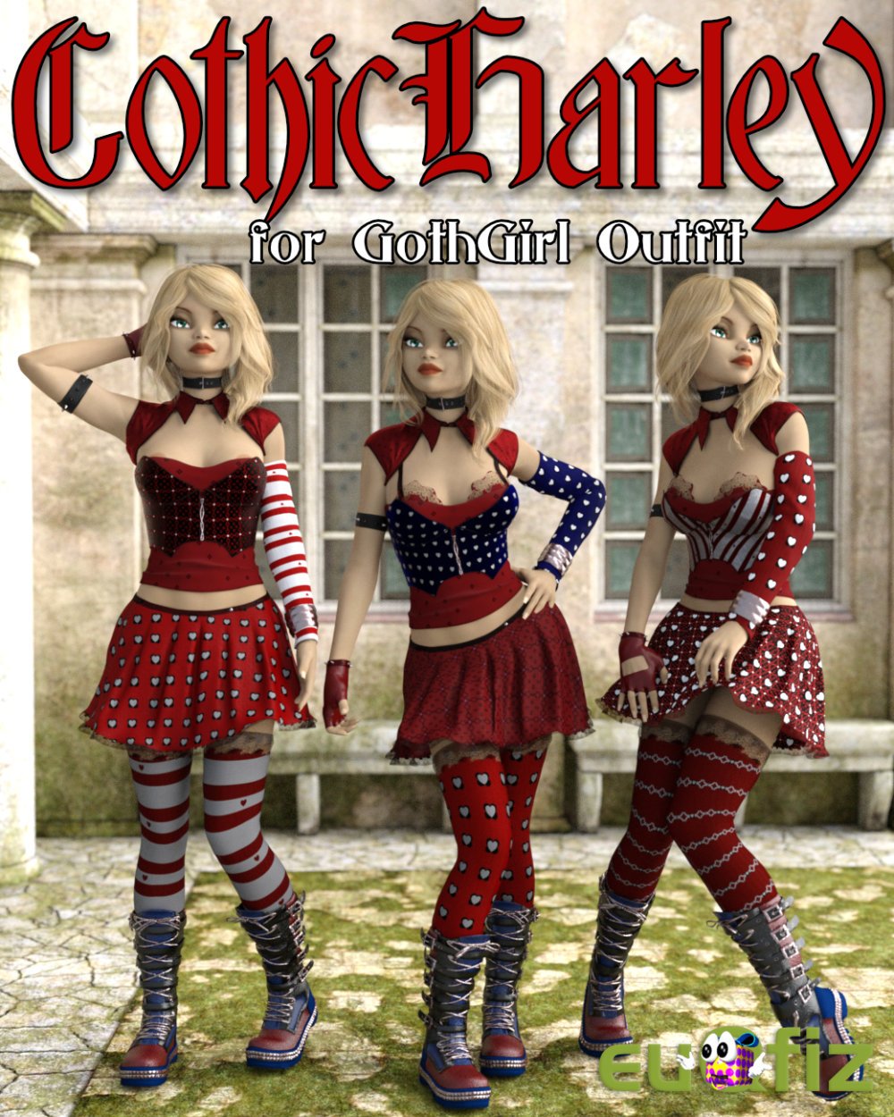 GothicHarley for Goth Girl Outfit G3F