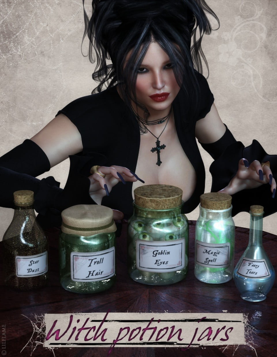 Witch Potion Jars