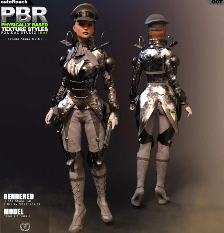 OOT PBR Texture Styles for Sayomi Anime Outfit