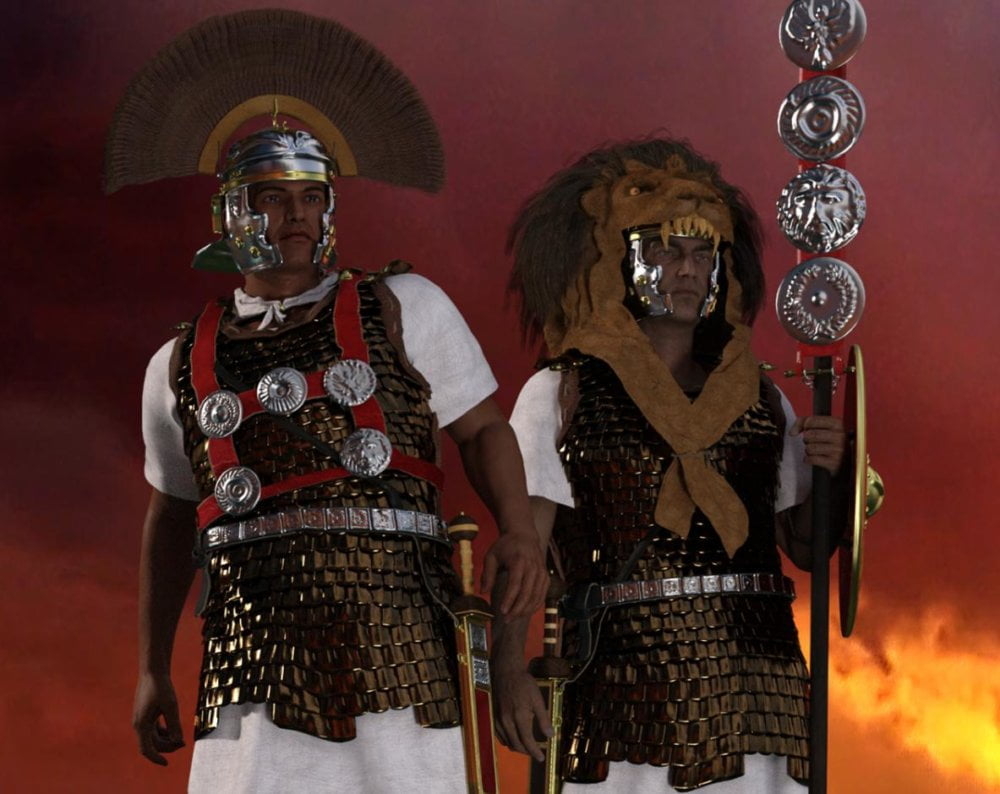 Centurion and Aquilifer for Genesis 3 Male