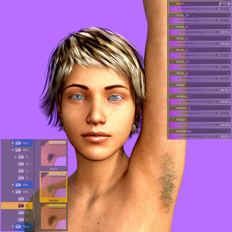 Hairy Armpits For G8F