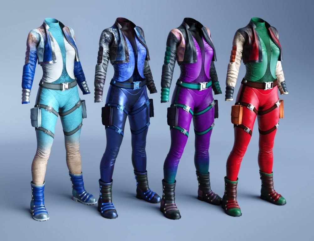 Sky Jumper Outfit Textures