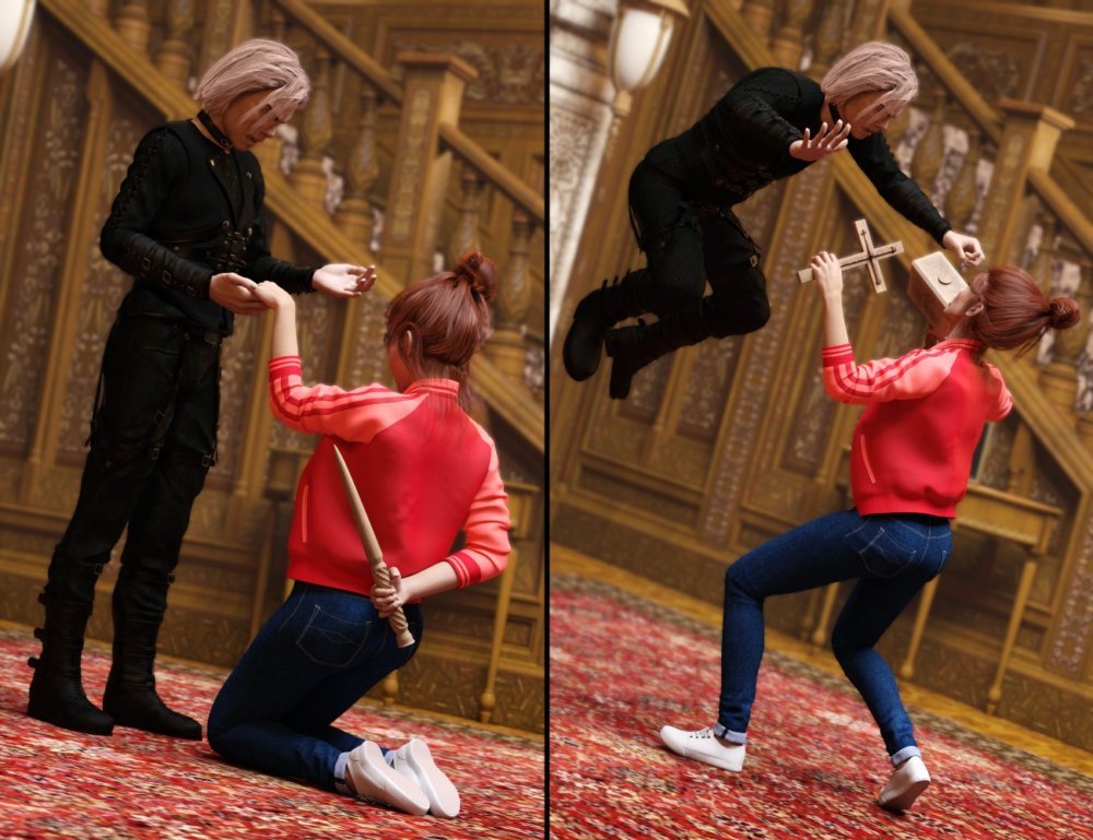 Vampyres Bane Poses for Genesis 3