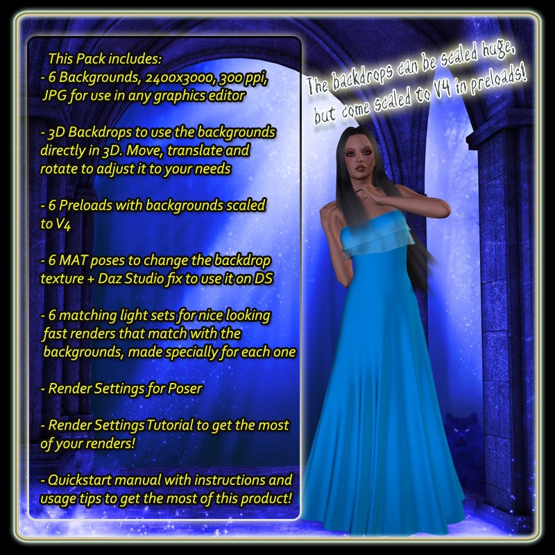 Dear Darkness Backdrops