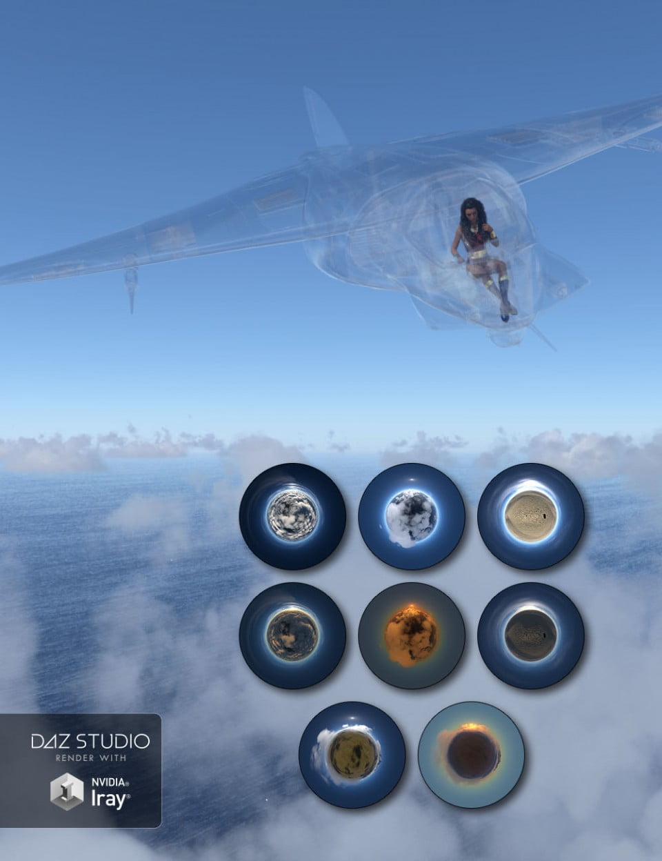 Fantasy IBL - Above the Clouds HDRI