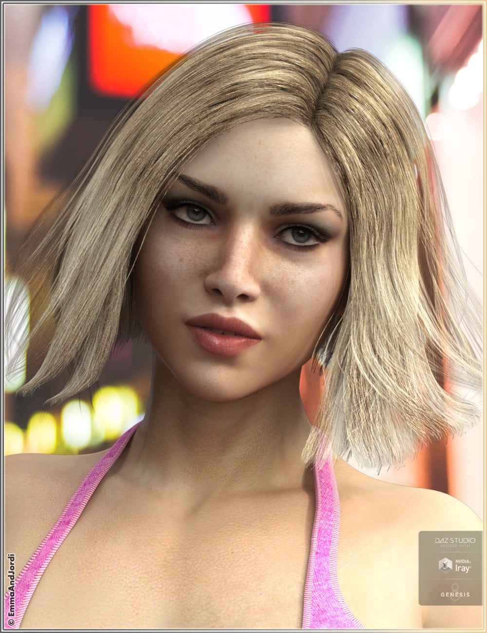 Carla Hair For Genesis 8 Female(s)