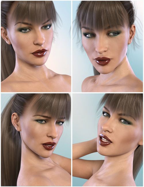 Z Super Model - Morph Dial and One-Click Expressions for Victoria 8