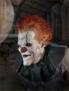 Bad Clown Hairpieces for Genesis 8 Male(s) and Female(s)