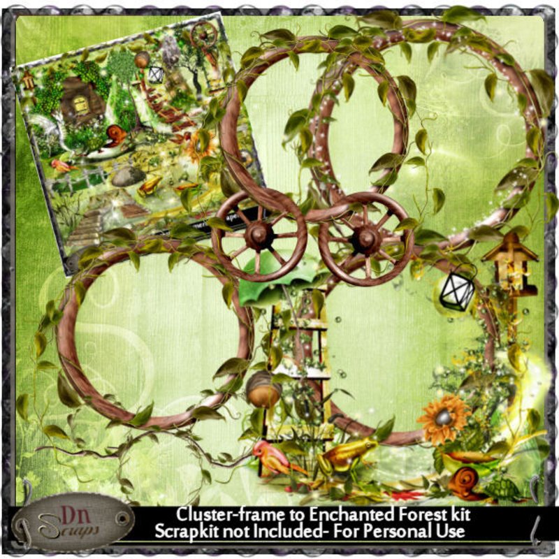 CLUSTER FRAMES – ENCHANTED FOREST KIT (TS/PU)