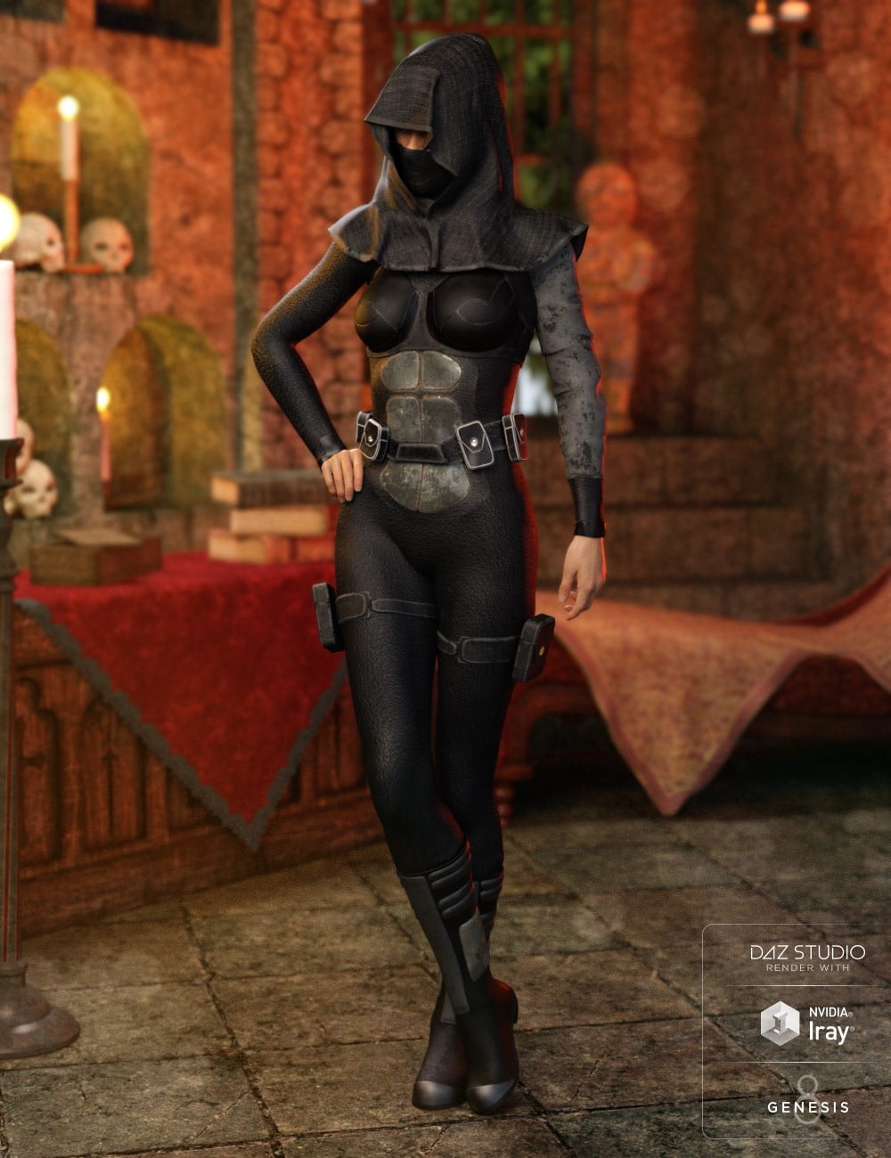 Desert Scout Outfit for Genesis 8 Female(s)