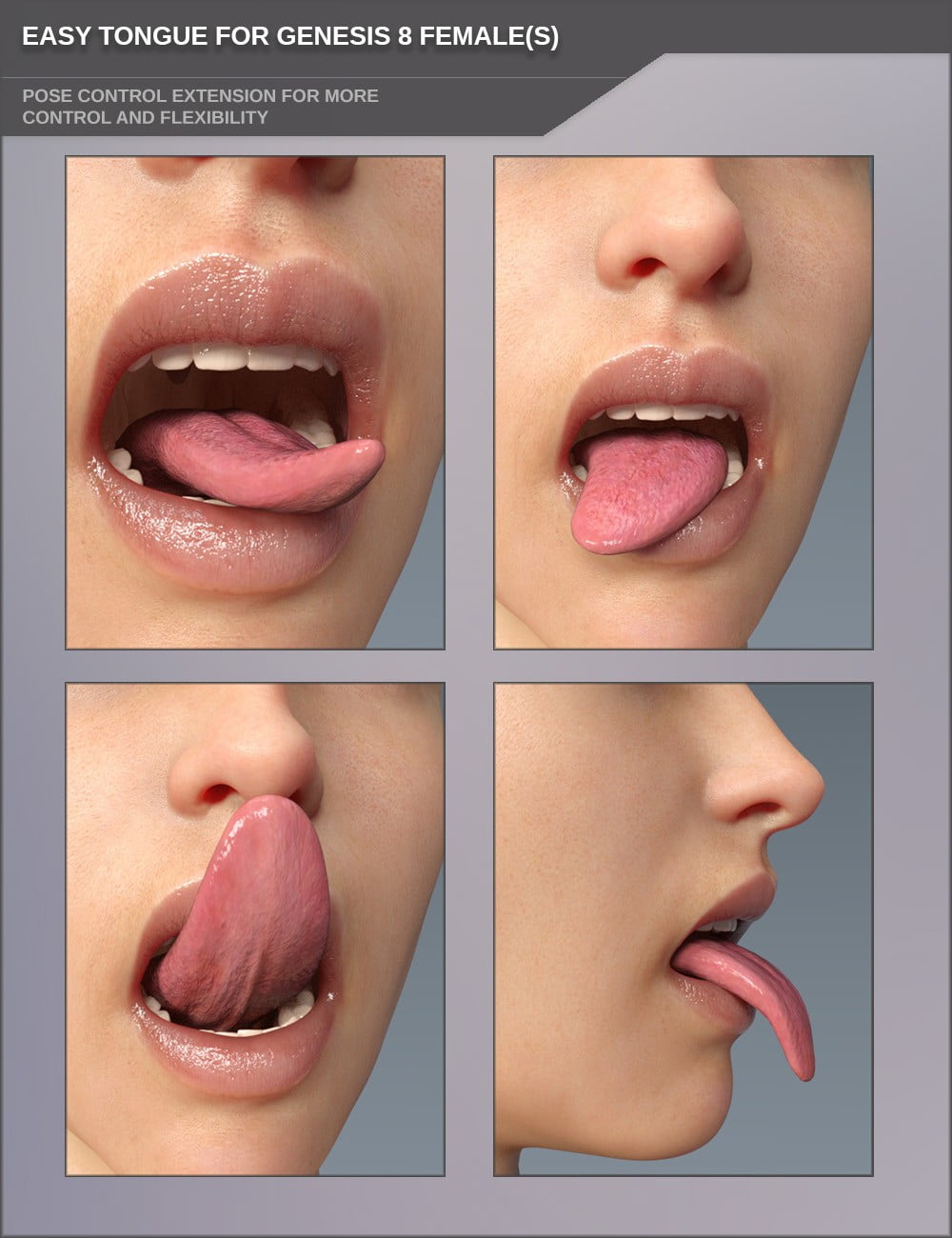 Easy Tongue for Genesis 8 Female(s)