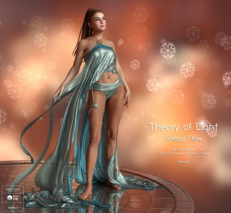 Theory of Light - Energy Flow Iray Lights, HDRIs and Props