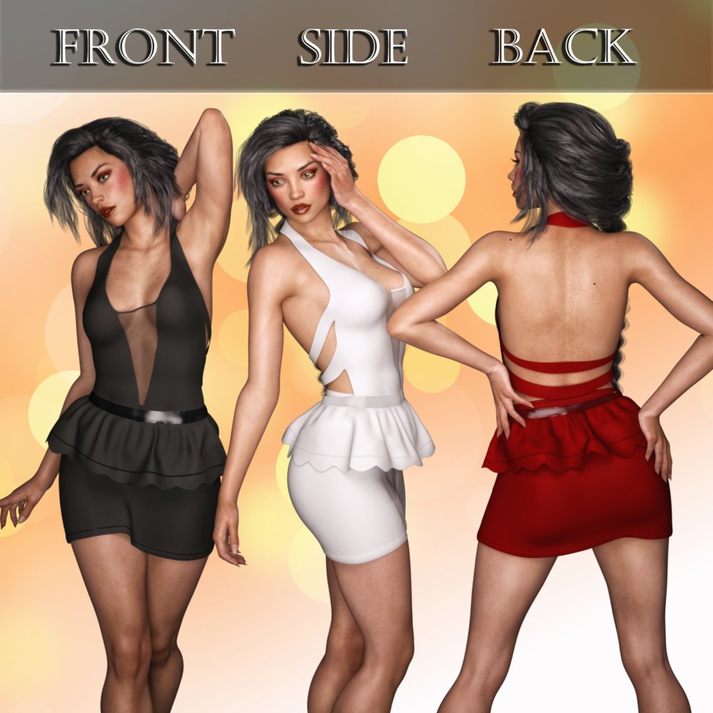 JMR Open Back Outfit for G3F-G8F